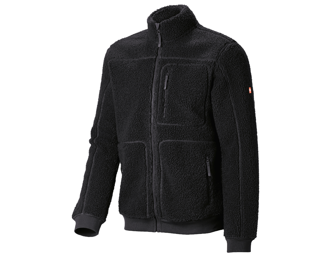 Primary image Faux fur jacket e.s.e:pic black