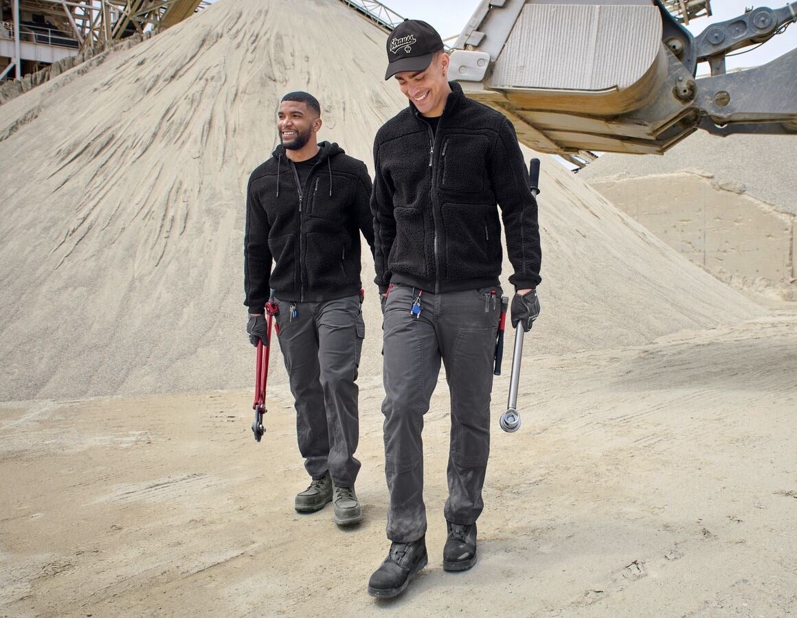 Additional image 2 Faux fur jacket e.s.e:pic black