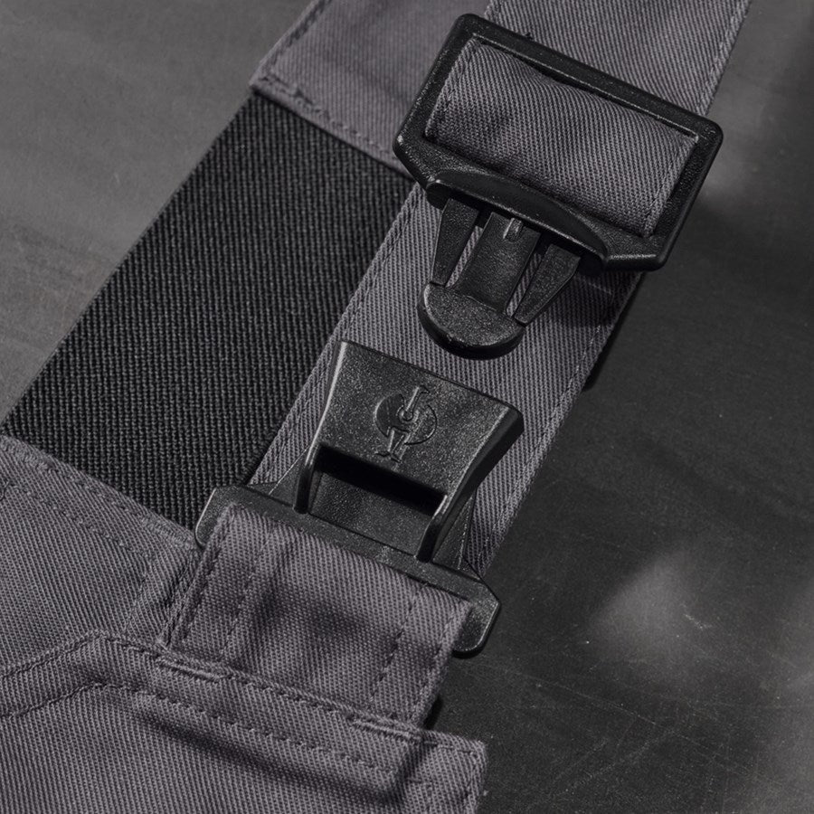 Detailed image Bib & brace e.s.motion 2020 anthracite/high-vis orange