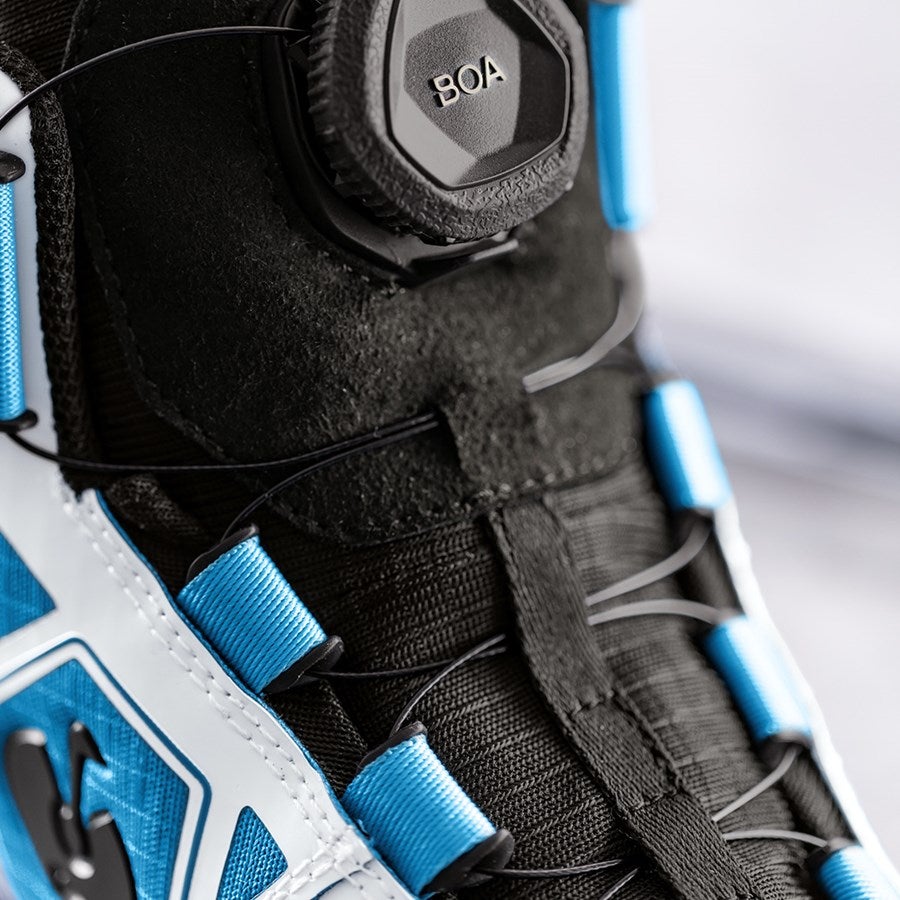 Detailed image S1P Safety boots e.s. Baham II mid royal/black