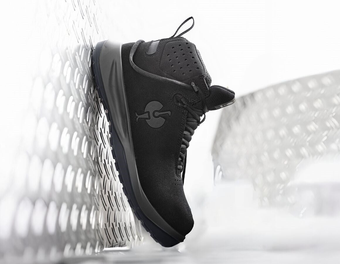Main action image S1P Safety shoes e.s. Banco mid black/anthracite