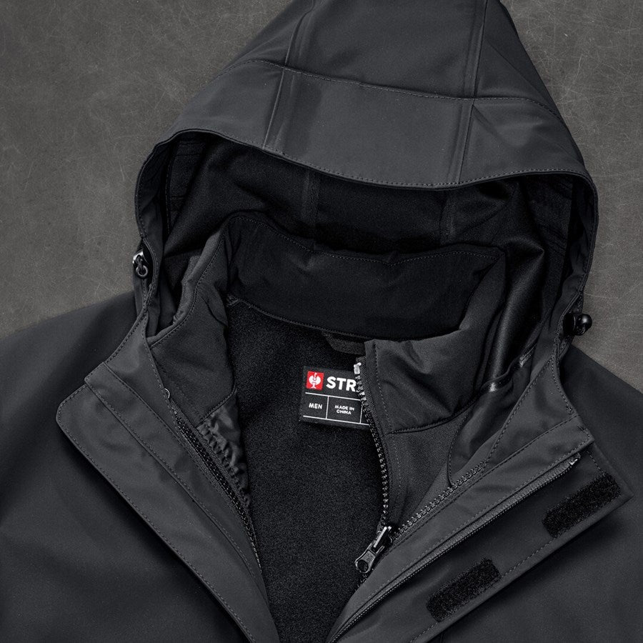 Detailed image 3 in 1 functional jacket e.s.line.core black