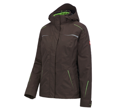Primary image 3 in 1 functional jacket e.s.motion 2020, ladies' chestnut/seagreen