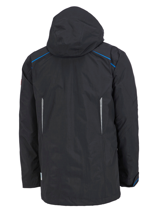 Secondary image 3 in 1 functional jacket e.s.motion 2020, men's graphite/gentianblue