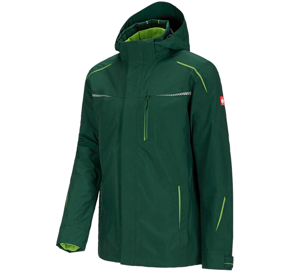 Primary image 3 in 1 functional jacket e.s.motion 2020, men's green/seagreen