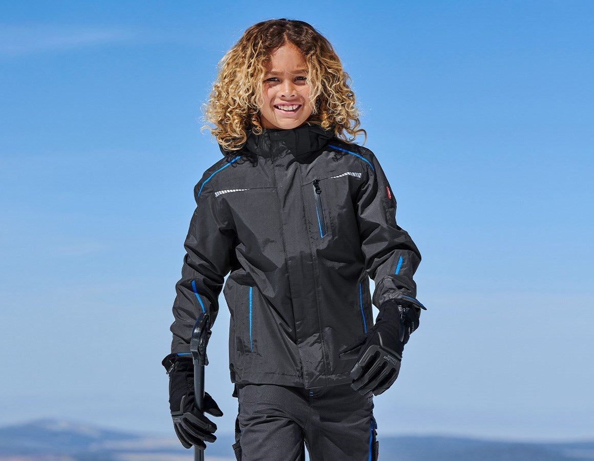 Main action image 3 in 1 functional jacket e.s.motion 2020,  childr. graphite/gentianblue