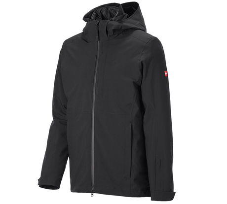 Primary image 3 in 1 functional jacket e.s.trail snow black