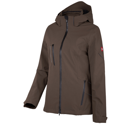 Primary image 3 in 1 functional jacket e.s.vision, ladies' chestnut
