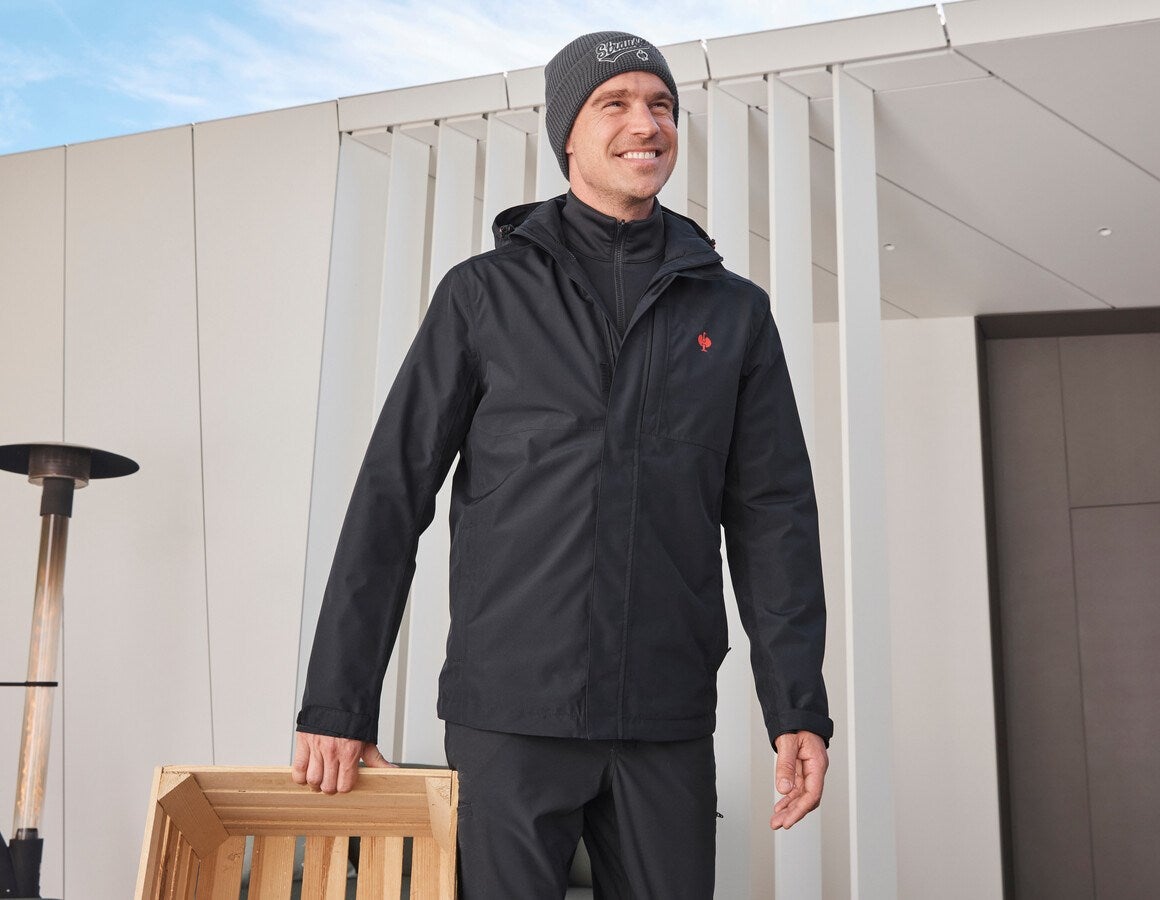 Main action image 3 in 1 heated jacket e.s.concrete black