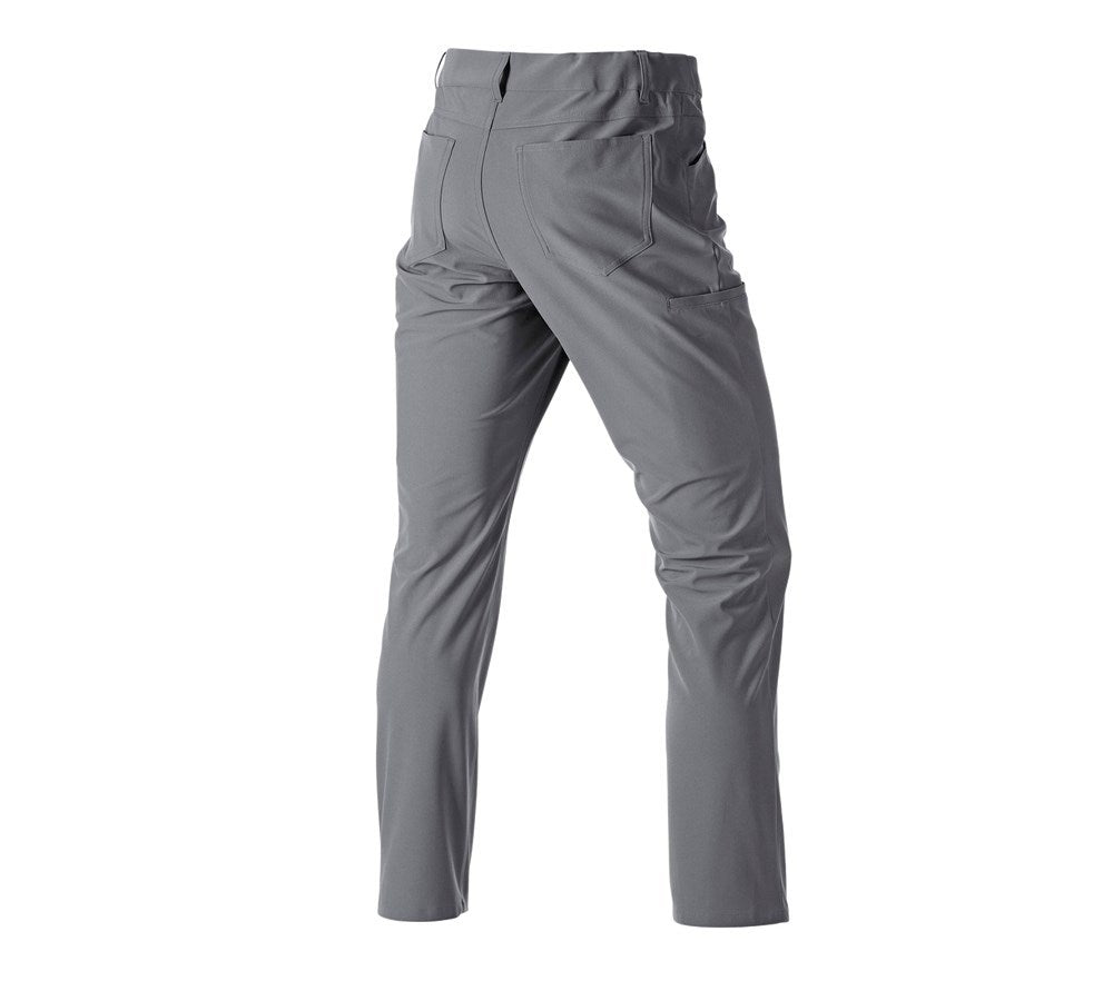 Secondary image 5-pocket work trousers Chino e.s.work&travel basaltgrey