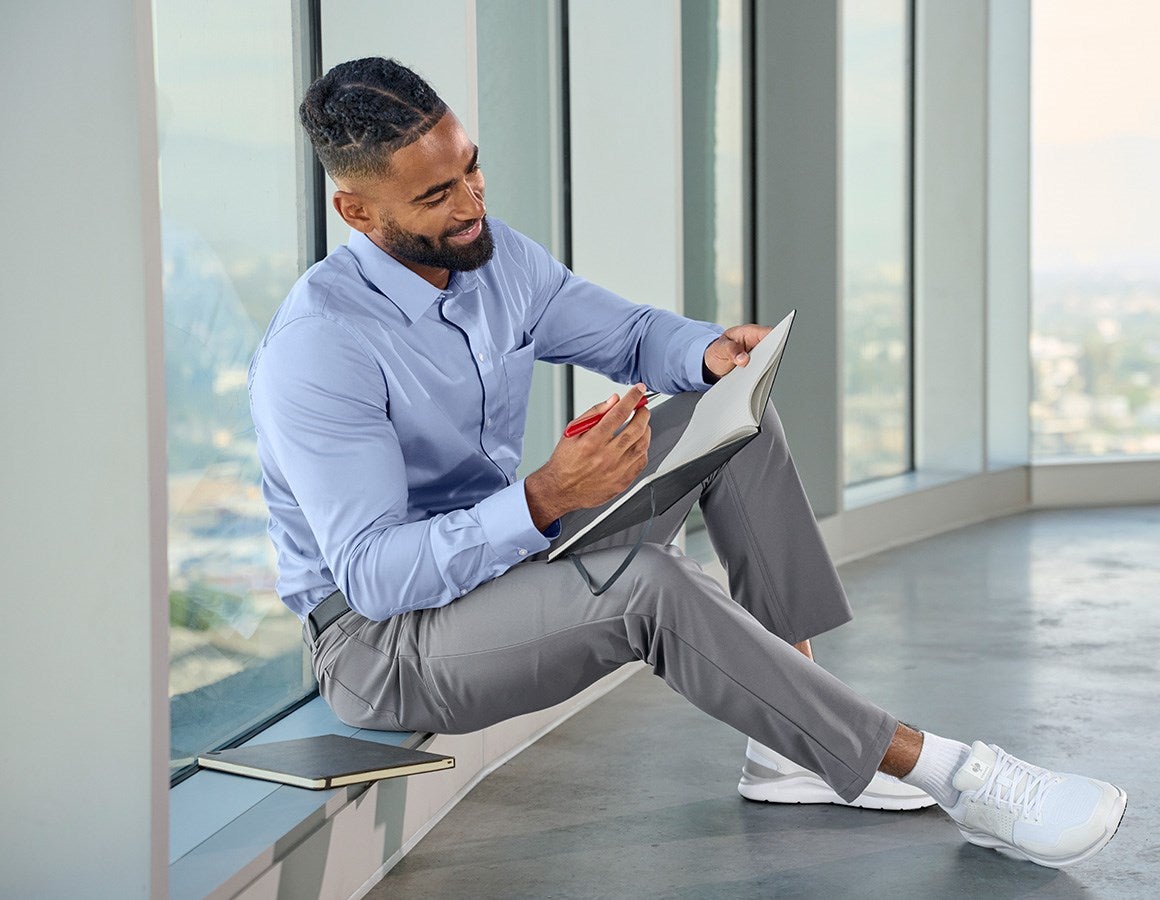 Additional image 2 5-pocket work trousers Chino e.s.work&travel basaltgrey