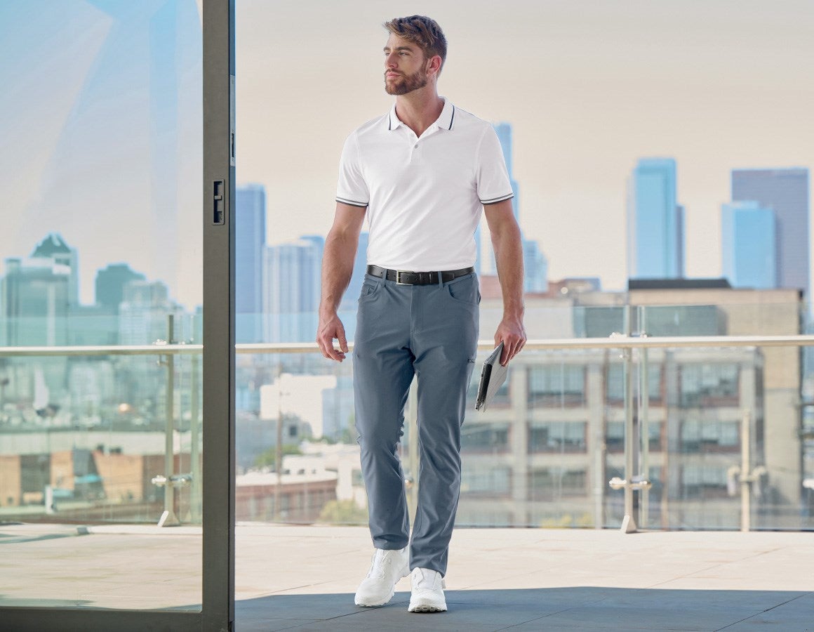 Additional image 1 5-pocket work trousers Chino e.s.work&travel ironblue