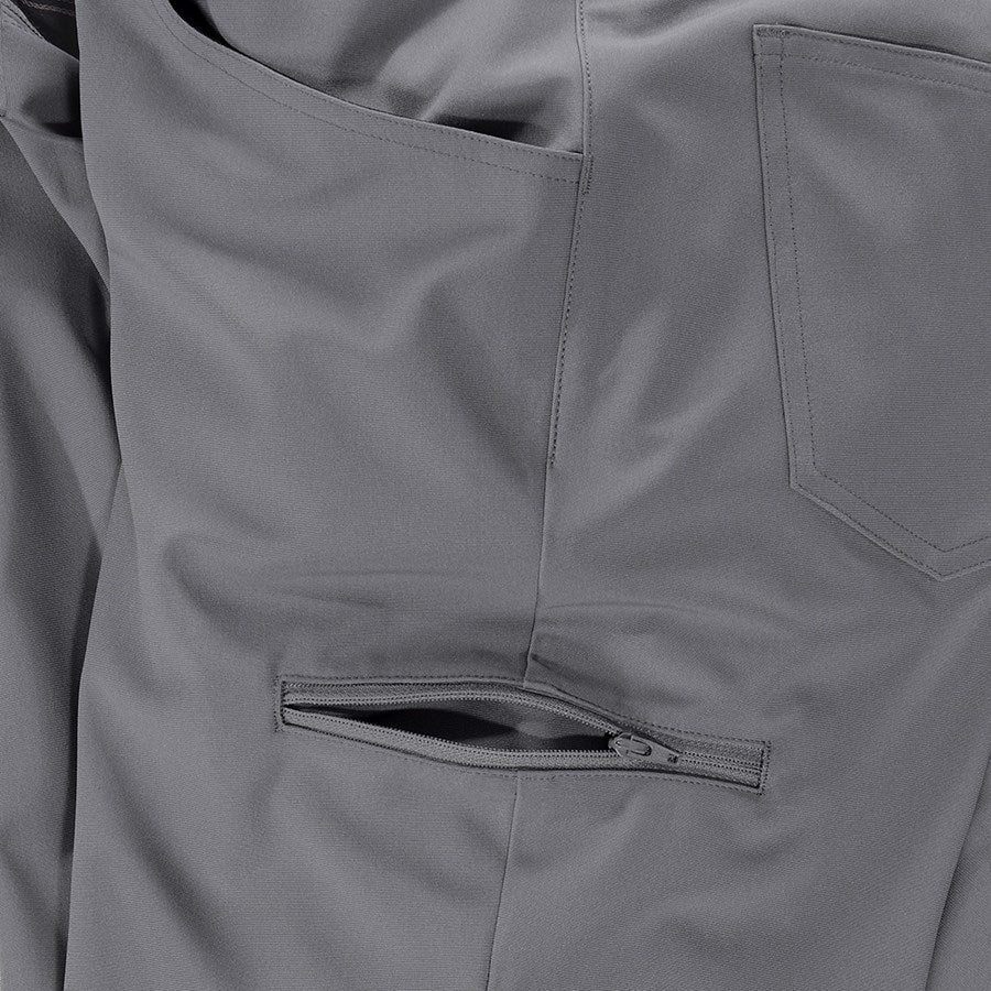 Detailed image 5-pocket work trousers Chino e.s.work&travel basaltgrey
