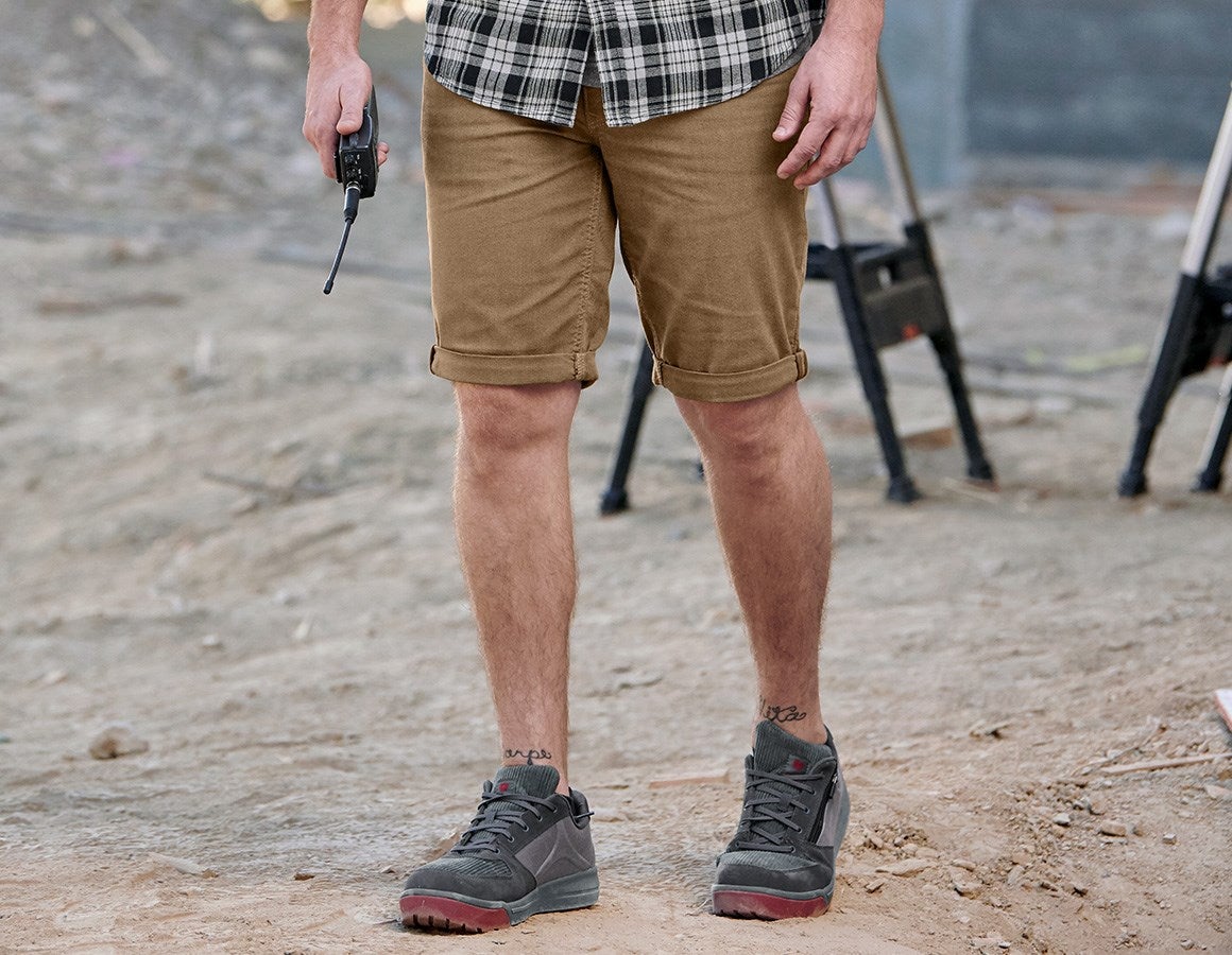 Main action image 5-pocket shorts e.s.vintage sepia