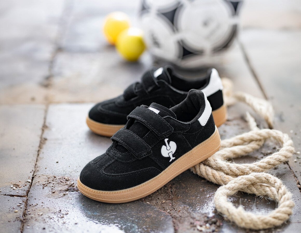 Main action image Allround shoes Strauss.0900 low, children's black/white