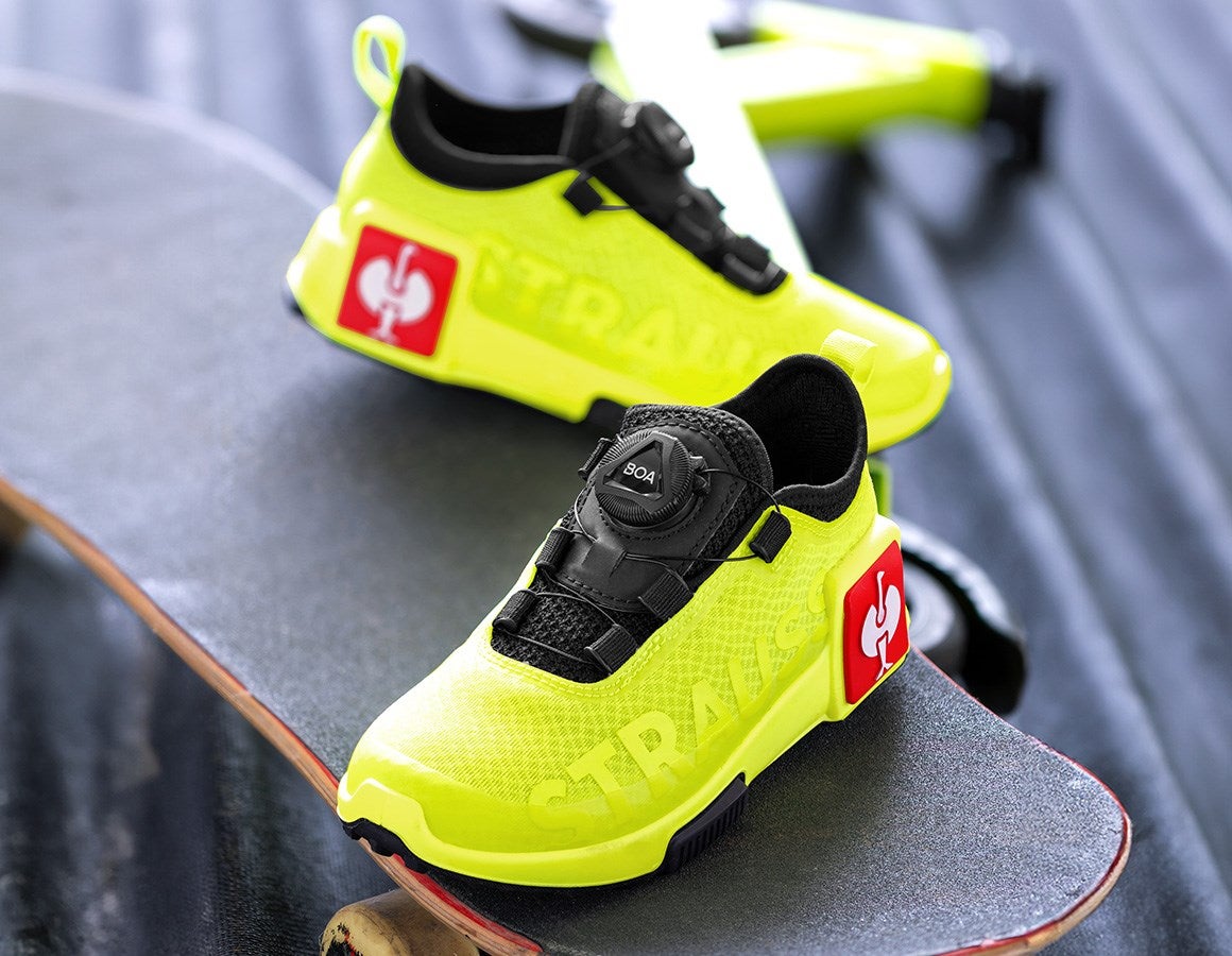 Main action image Allround shoes e.s. Etosha, children's high-vis yellow