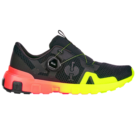 Primary image Allround shoes e.s. Toledo low black/high-vis red/high-vis yellow