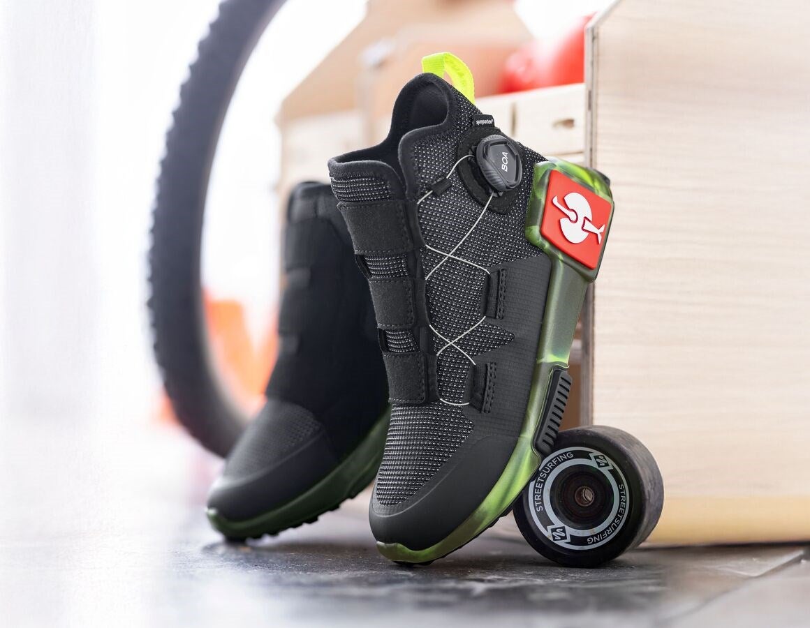 Additional image 1 Allround shoes e.s. Toowoomba, children's black/high-vis yellow