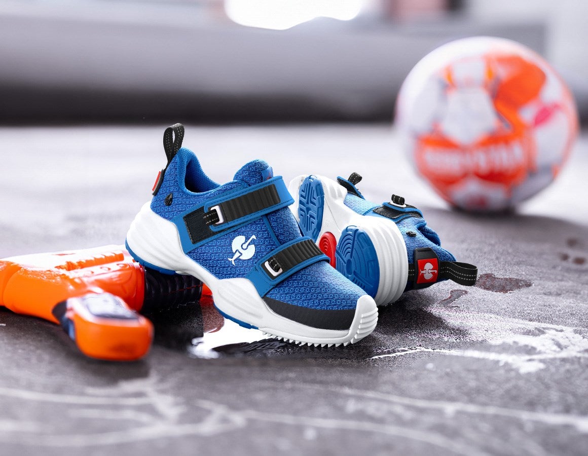 Main action image Allround shoes e.s. Waza low, children's gentianblue/white