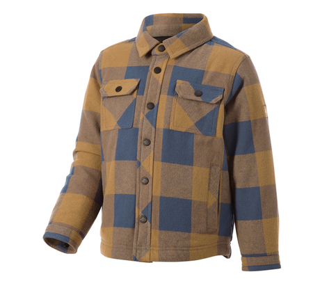 Primary image Allseason check shirt e.s.iconic, children's almondbrown/oxidblue