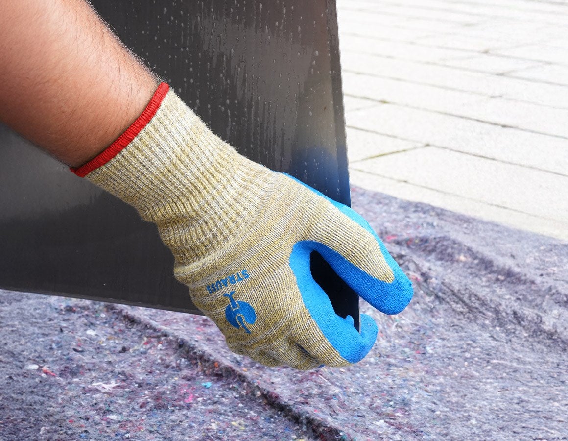 Main action image Aramide latex gloves Cutprotec 9