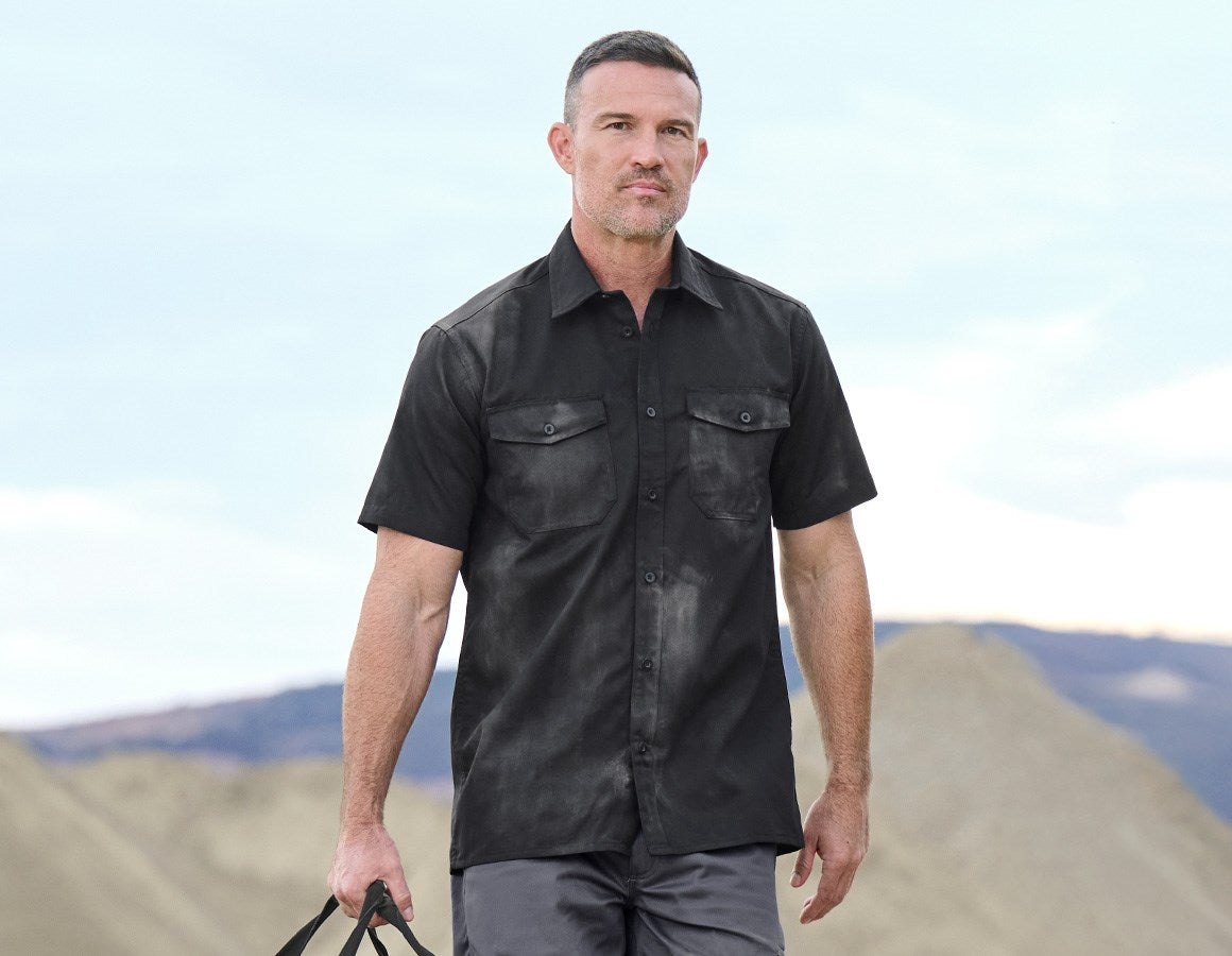 Main action image Work shirt e.s.classic, short sleeve black