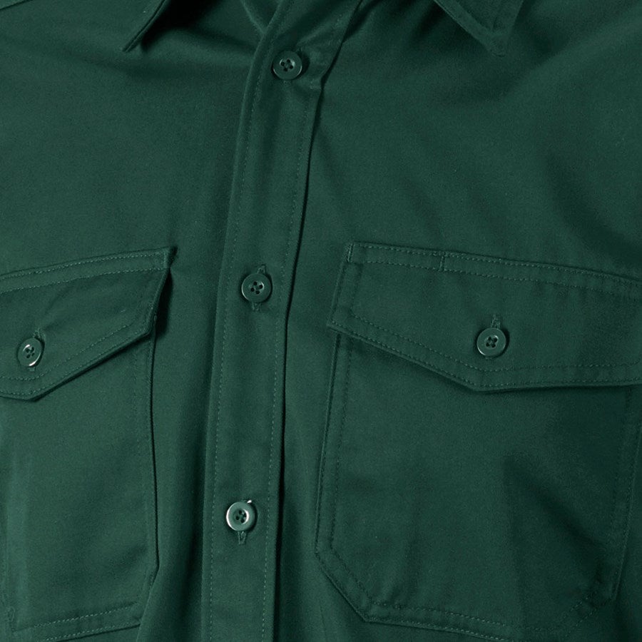 Detailed image Work shirt e.s.classic, long sleeve green