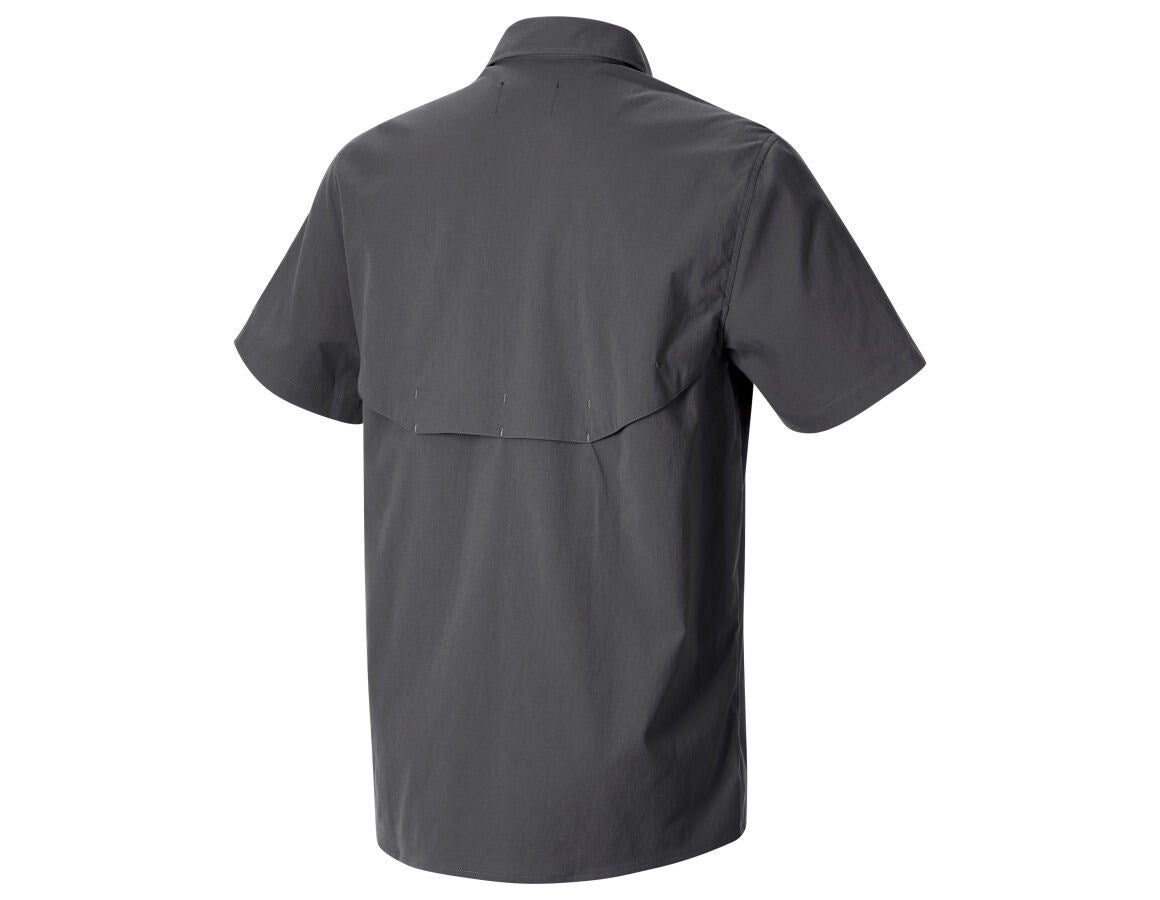 Secondary image Work shirt e.s.t:aktik, short sleeved carbongrey