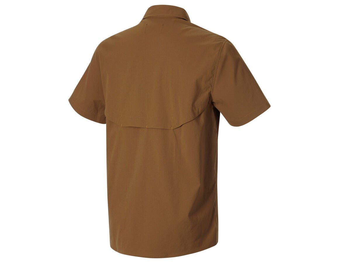 Secondary image Work shirt e.s.t:aktik, short sleeved desertbrown