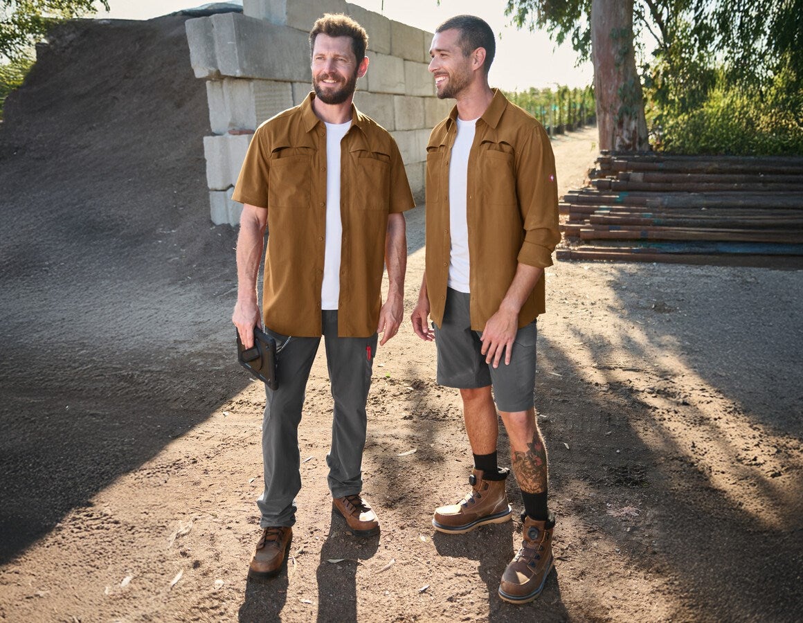 Additional image 2 Work shirt e.s.t:aktik, long sleeved desertbrown