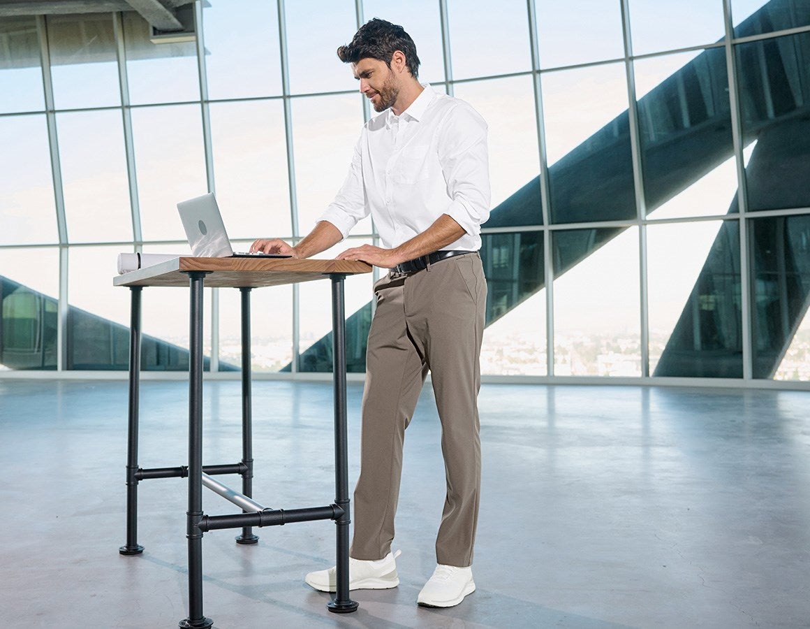 Additional image 1 Trousers Chino e.s.work&travel umbrabrown