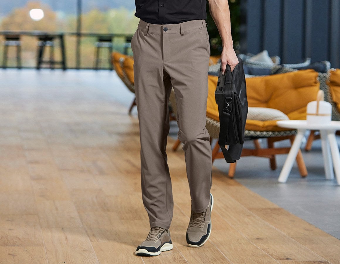 Additional image 3 Trousers Chino e.s.work&travel umbrabrown
