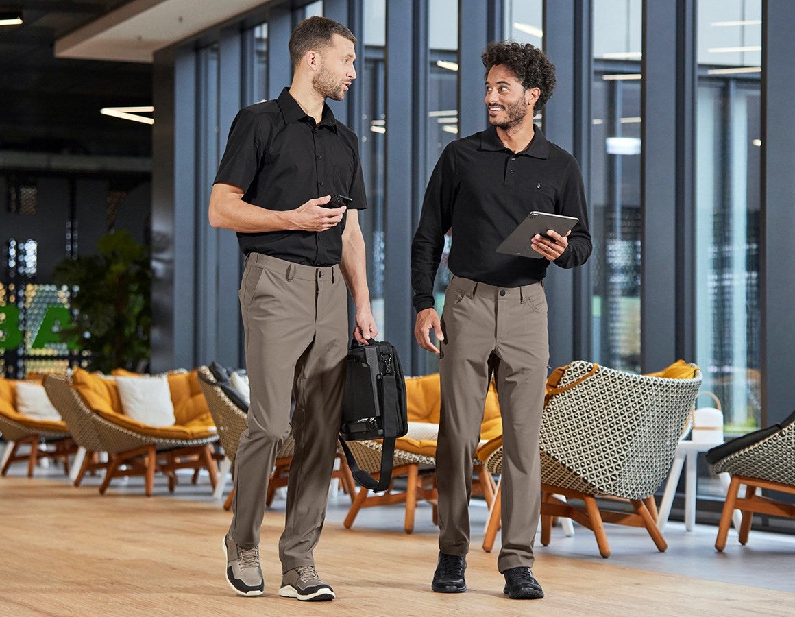 Additional image 4 Trousers Chino e.s.work&travel umbrabrown