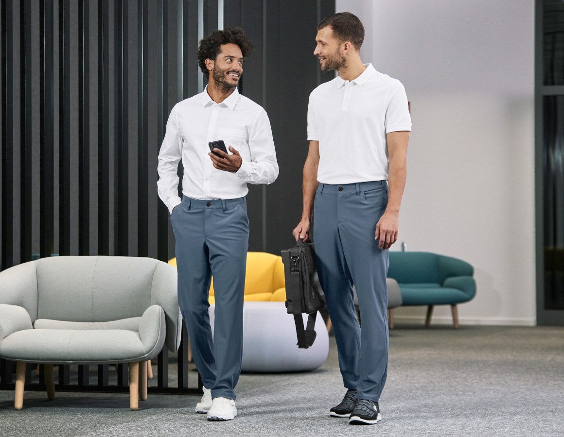 Additional image 1 Trousers Chino e.s.work&travel ironblue