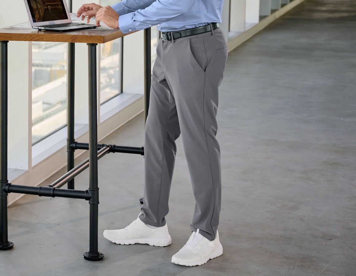 Main action image Trousers Chino e.s.work&travel basaltgrey