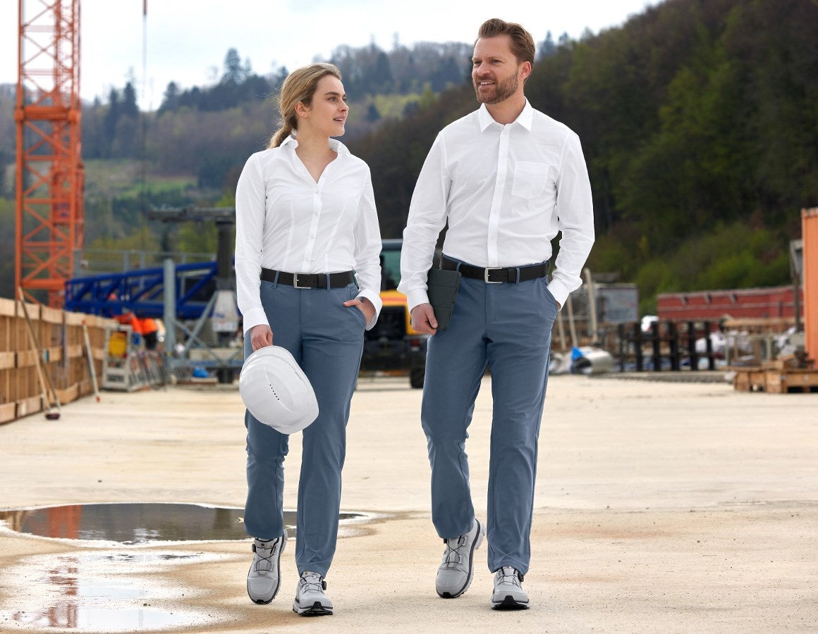 Additional image 2 Trousers Chino e.s.work&travel, ladies’ ironblue