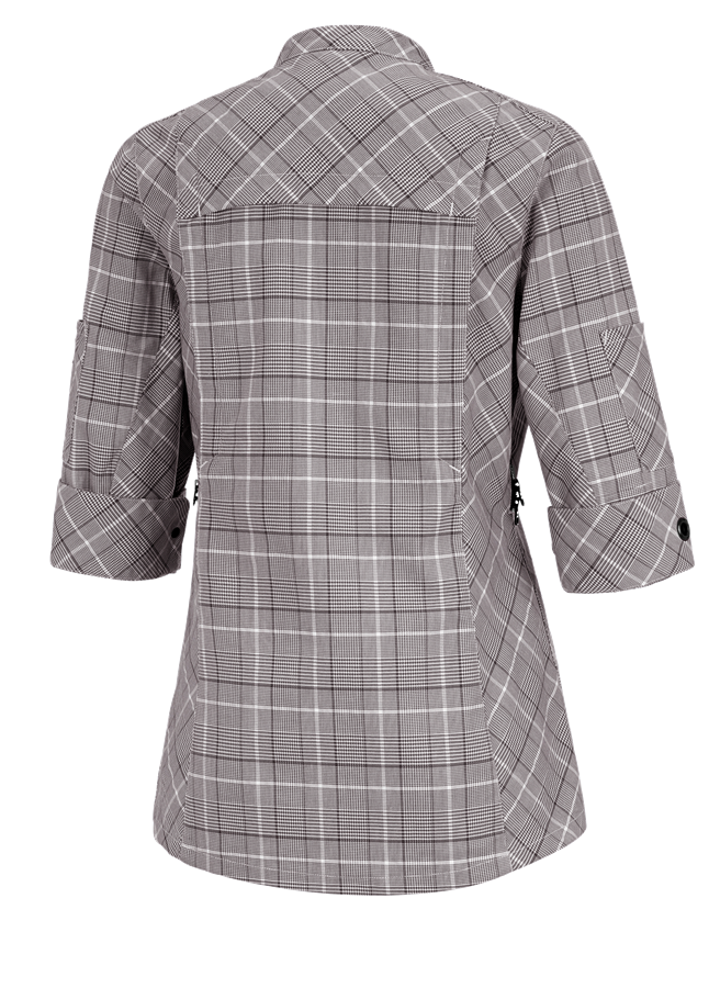 Secondary image Work jacket 3/4-sleeve e.s.fusion, ladies' chestnut/white