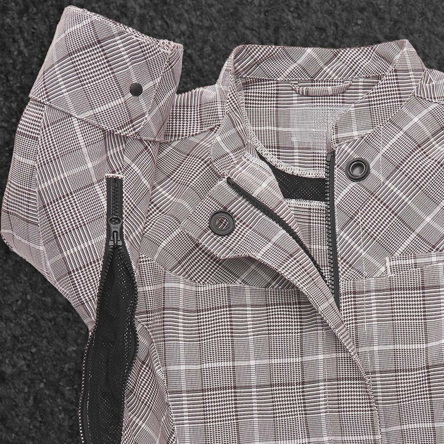 Detailed image Work jacket 3/4-sleeve e.s.fusion, ladies' chestnut/white