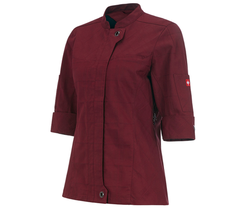 Primary image Work jacket 3/4-sleeve e.s.fusion, ladies' ruby