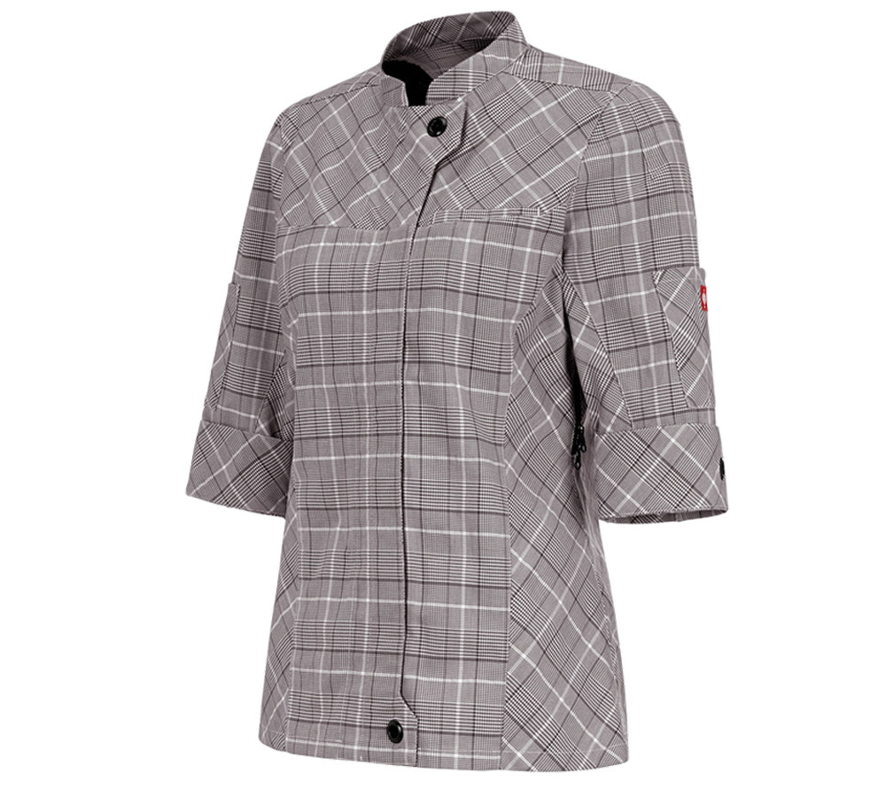 Primary image Work jacket 3/4-sleeve e.s.fusion, ladies' chestnut/white