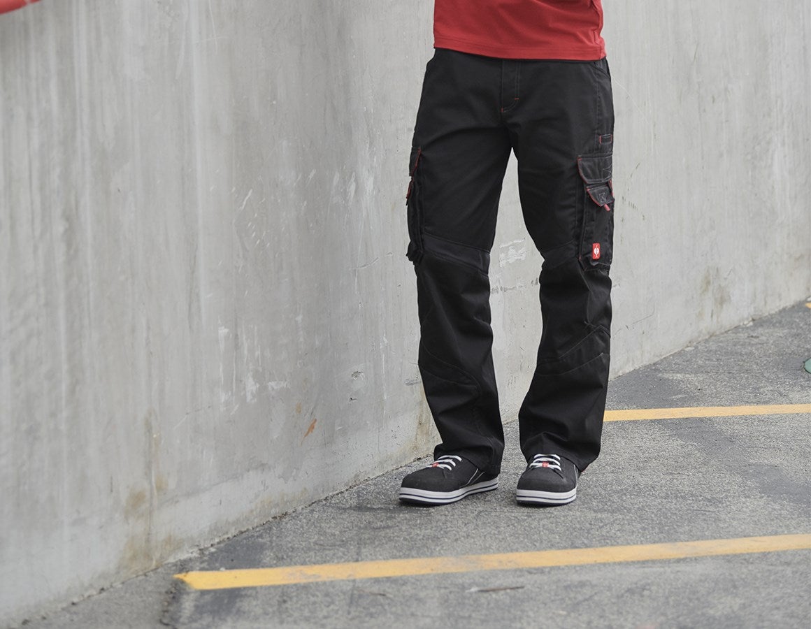 Main action image Trousers e.s.akzent black/red