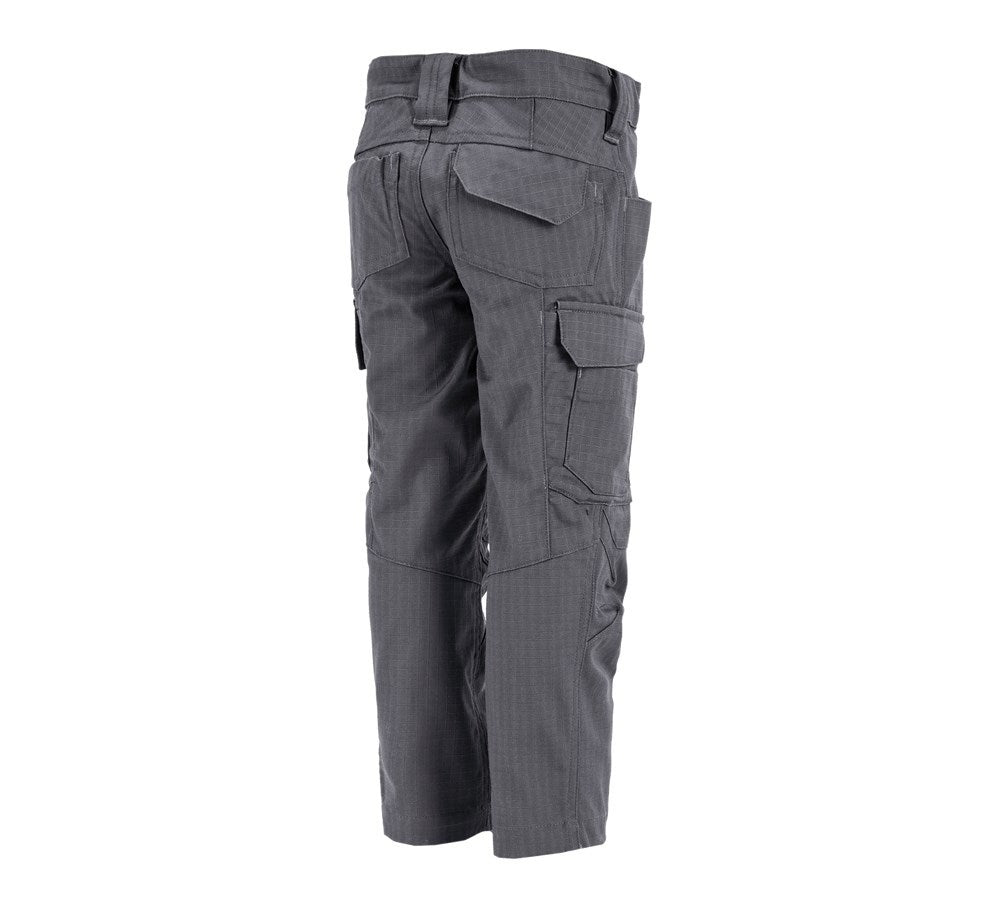 Secondary image Trousers e.s.concrete solid, children's anthracite