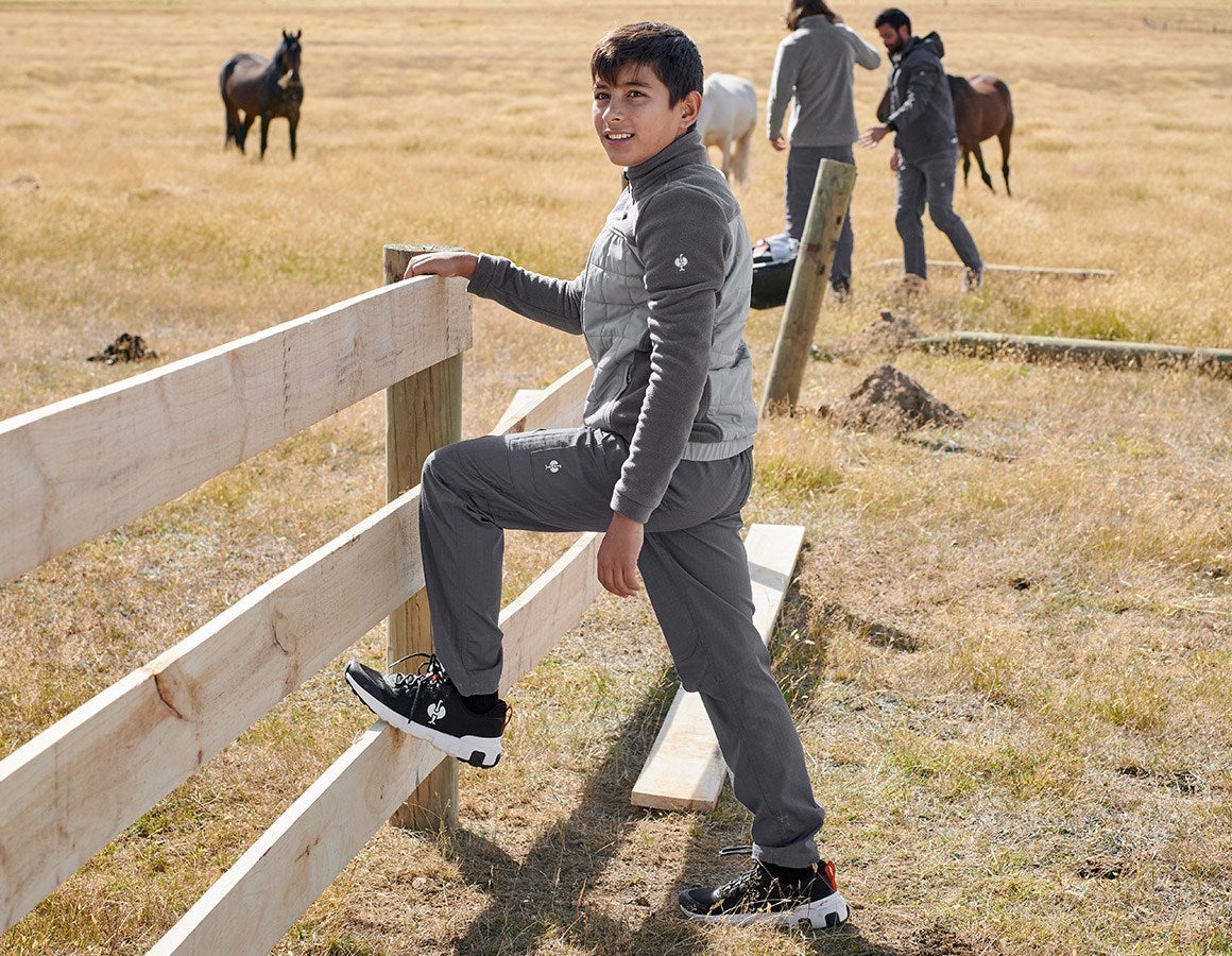 Additional image 1 Trousers e.s.concrete solid, children's anthracite
