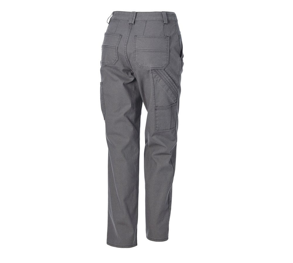 Secondary image Trousers e.s.iconic, ladies' carbongrey