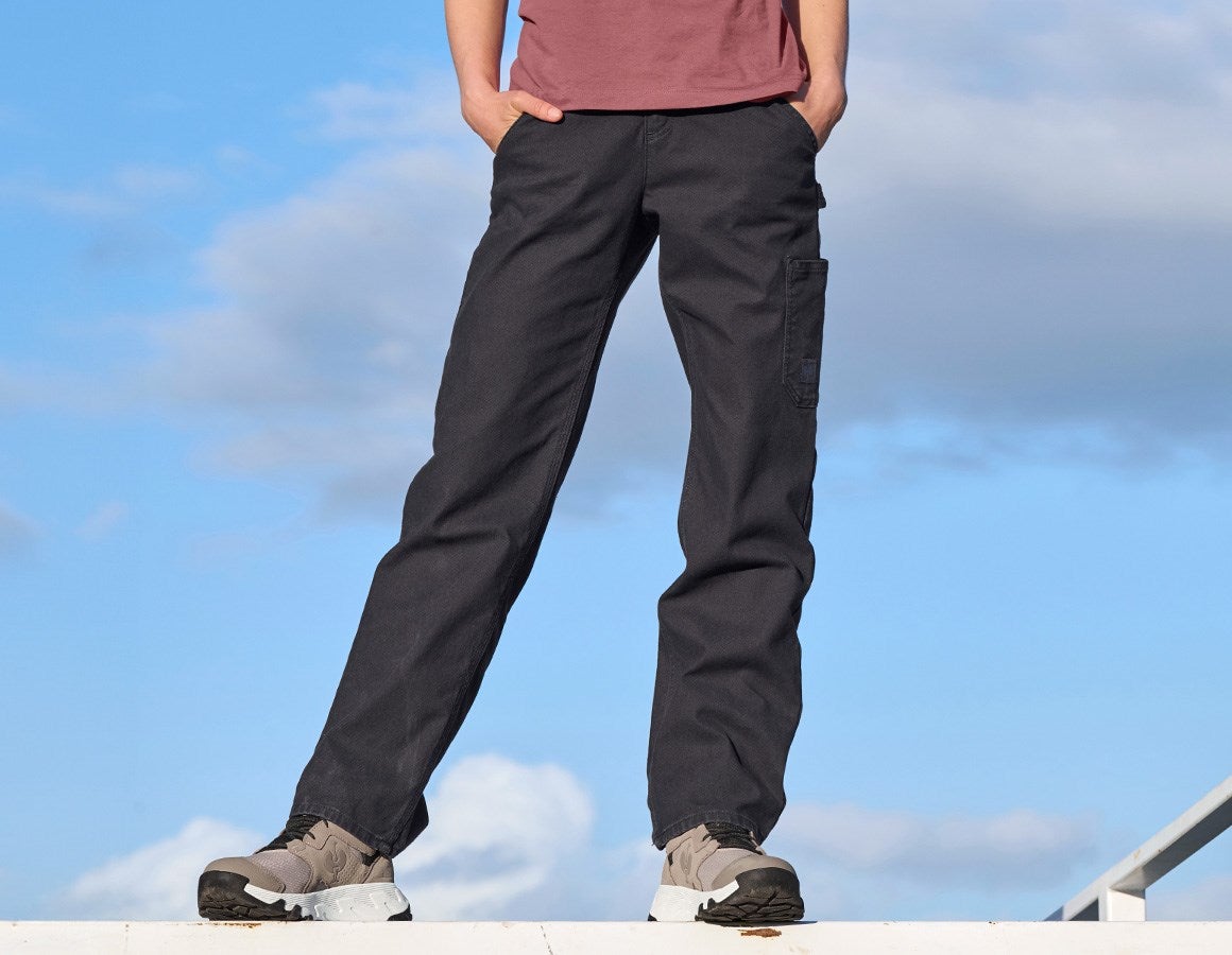 Main action image Trousers e.s.iconic, ladies' black