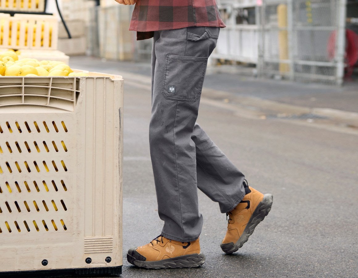 Main action image Trousers e.s.iconic, ladies' carbongrey