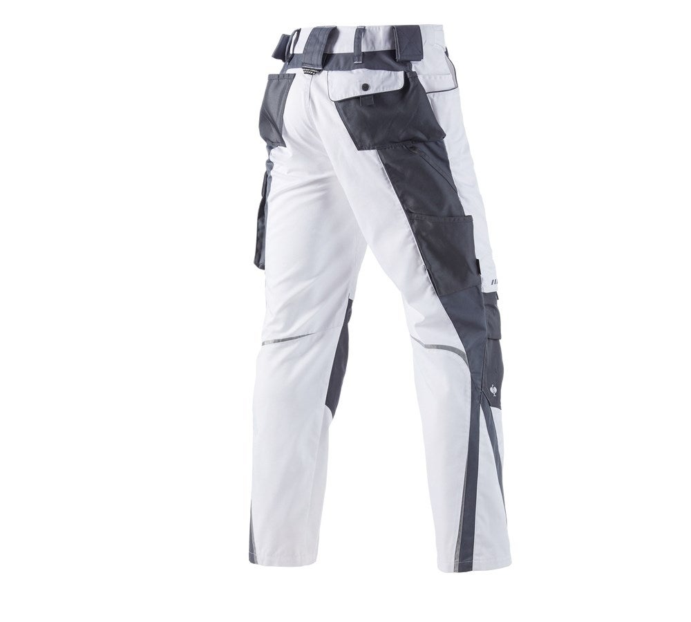 Secondary image Trousers e.s.motion white/grey