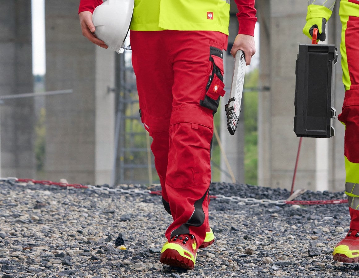 Main action image Trousers e.s.motion red/black