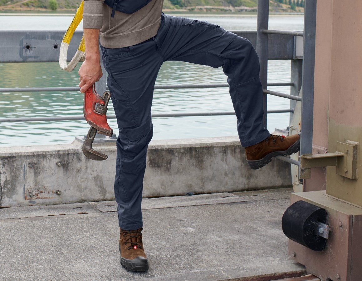Main action image Trousers e.s.motion ten slateblue