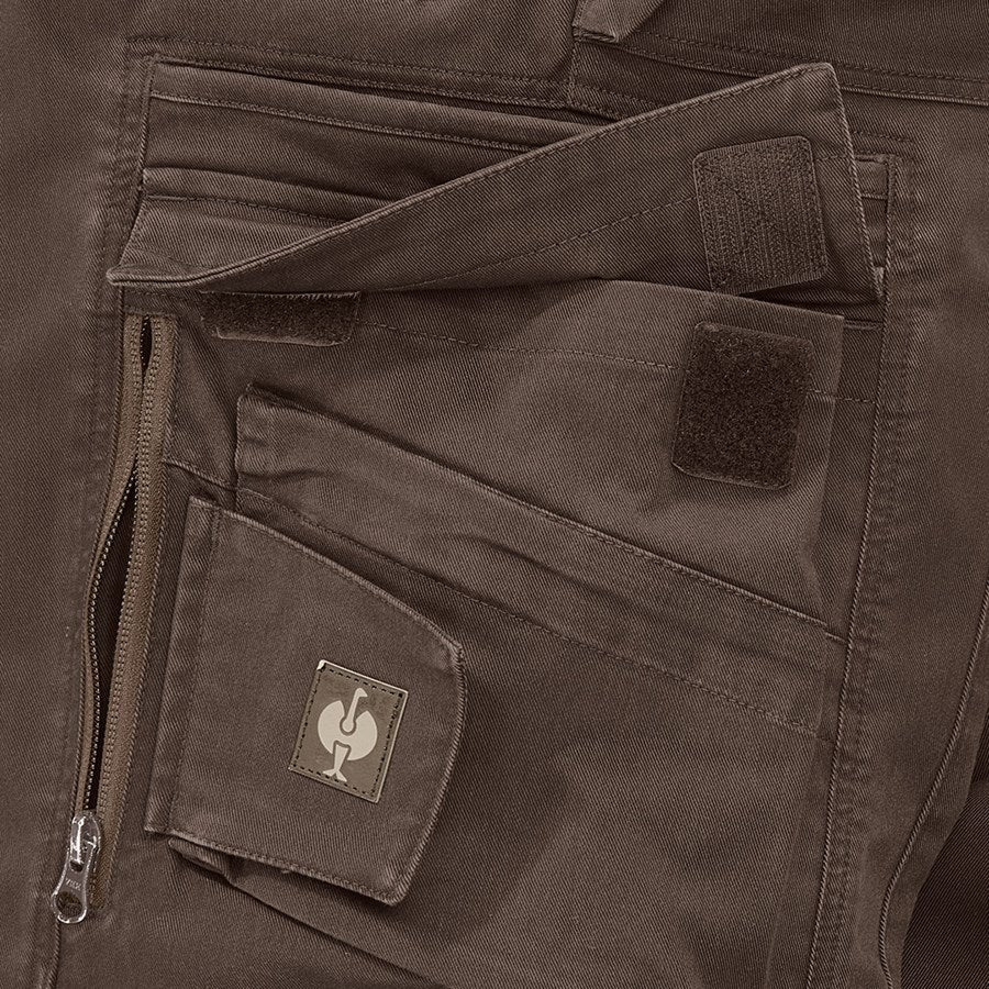 Detailed image Trousers e.s.motion ten chestnut